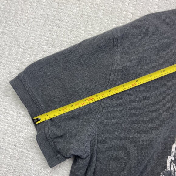 VTG Tommy Hilfiger 1985 Grey Polo Shirt Men XL Varsity Champion Graphic Read - Picture 11 of 16